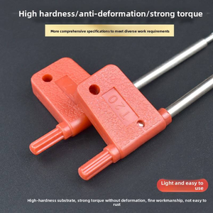 Kit d'outils professionnel pour <span class=keywords><strong>machiniste</strong></span> CNC, clé Torx en acier trempé T7 T8 T10 T15 T20, tournevis hexagonal 1/4 pouce - Product Image 3