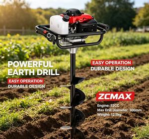 Tarière thermique 52cc 3HP à couple élevé avec plusieurs embouts <span class=keywords><strong>pour</strong></span> la plantation en jardin et l'installation de clôtures - Product Image 5