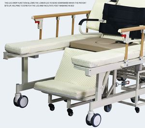 ベストセラー多機能手動担架看護ベッド高品質トイレ穴車椅子病院にアクセス可能価格 - Product Image 3