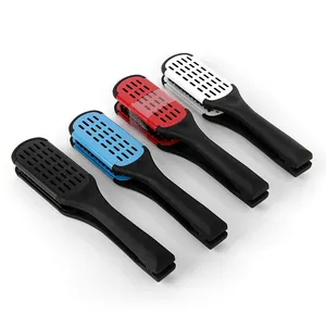 Multi-colored Durable Customizable LOGO V-shape Customized Logo Comb Hair Clip Comb Hairdressing Comb Splint Hair Brush