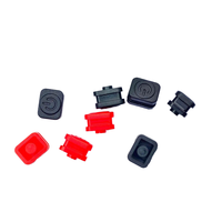 Usine en gros carré Silicone Keycaps housse de protection pour bouton de commutation d'alimentation couleur personnalisée Logo inducteurs bobines Application