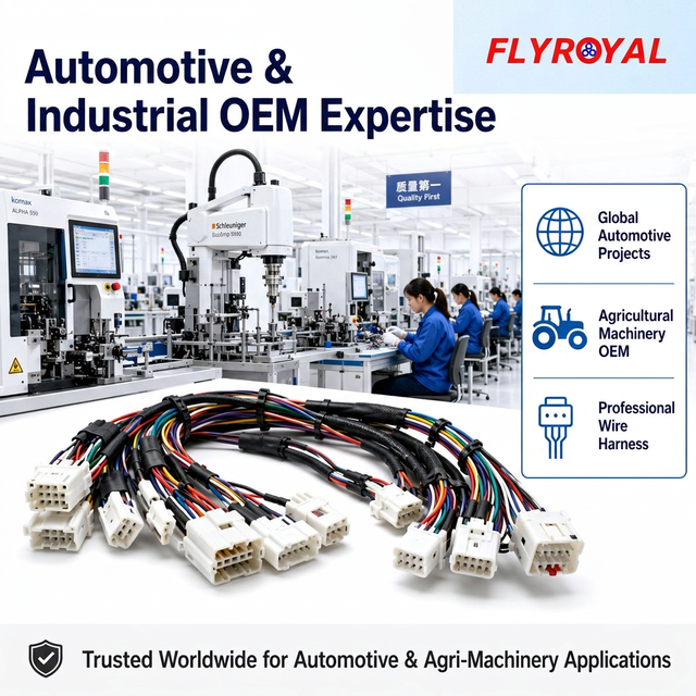OEM Custom Automotive Wiring Harness Manufacturer - Professional Cable Assembly Solutions for Car & Agricultural Vehicles