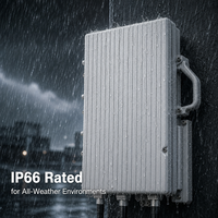 Estación Base 4G ENB para Exteriores de Alta Potencia 2x40W, FDD LTE Multibanda Macro ENodeB, Solución Inalámbrica Integrada para 1024 Usuarios
