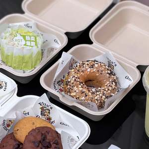 Custom Printed Eco-Friendly Greaseproof Cake Pizza Bread Sandwich Coated Baking Hot <b>Dog</b> Base Pad Paper Oil-resistant Square - Product Image 4