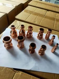 Accesorio de tubería de refrigeración personalizado OEM, curva de retorno de cobre con anillo de soldadura - Product Image 3