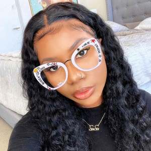 Gafas Ópticas Cat Eye para Mujer, Novedad 2021, Gafas para Computadora con Marco Grande, Anti Luz Azul - Product Image 4