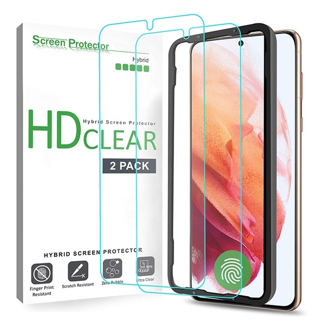 Wholesale New 3 Pack Custom Printing Note 10 Plus S20 Note20 Galaxy S21 Ultra 9h Anti Shock Tempered Glass Screen Protector