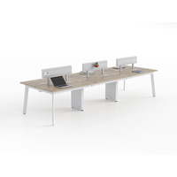 Bureau de poste de travail modulaire pour le personnel 2 4 6 8 Directement du fabricant Mobilier de bureau