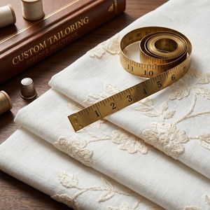 Ensemble 2 pièces blanc ivoire <span class=keywords><strong>pour</strong></span> femme, blazer à bouton unique et jupe moulante, broderie florale baroque, formel, <span class=keywords><strong>mariage</strong></span>, sur mesure OEM/ODM - Product Image 5