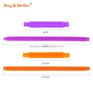 Pop Tubes Jouets <span class=keywords><strong>Tiktok</strong></span> Vente Chaude Nouveauté Multicolore Sensoriel Soulagement Du Stress Et De L'anxiété Stretch Tube Fidgety Toys Pop Tubes - Product Image 5