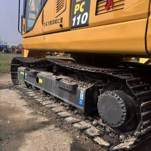 Mini-excavatrice Komatsu PC110 d'occasion, faible nombre d'heures de fonctionnement, capacité de la benne de 0,35 m³, moteur de 11 tonnes, boîte de vitesses, pompe, engrenages - Product Image 2