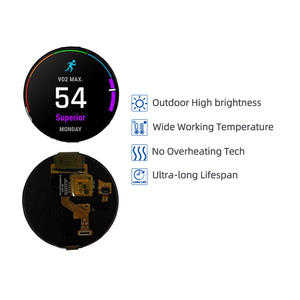 หน้าจอ AM-OLED ทรงกลม ขนาด 1.75 นิ้ว ความละเอียด 466x466 รองรับ MIPI ความสว่าง 700nits พร้อมระบบสัมผัสแบบ Capacitive - Product Image 2