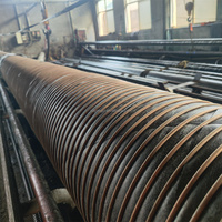 Tuyau ondulé en caoutchouc NBR à double couche avec armature en fil d'acier Yongyi 300 mm (12 po), résistant à l'usure, à la corrosion et au froid, épaisseur de paroi 9,8 mm