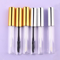Luxe 5ml rouge à lèvres rose clair vide brillant à lèvres Tubes paquet Logo personnalisé huile pour lèvres emballage conteneurs baguette