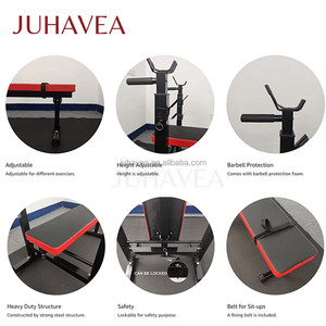 <span class=keywords><strong>Banc</strong></span> <span class=keywords><strong>de</strong></span> <span class=keywords><strong>musculation</strong></span> pliable réglable pour salle <span class=keywords><strong>de</strong></span> sport à domicile <span class=keywords><strong>avec</strong></span> rack à squats et station <span class=keywords><strong>de</strong></span> développé couché pour l'entraînement <span class=keywords><strong>complet</strong></span> du corps - Product Image 5