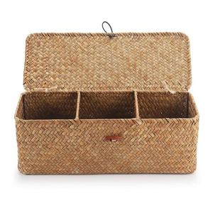 Cesta de almacenamiento para bebé, cesto de pícnic de ratán extraíble en 3D en Metal, <span class=keywords><strong>moises</strong></span> de mimbre colgantes de 3 capas para bandeja redonda de bastón con tapa, 6 piezas - Product Image 2
