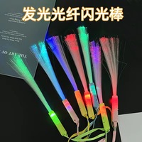 Bâtons lumineux à fibres optiques LED H-208 blancs avec 3 modes d'éclairage, longs et magiques, pour anniversaires et mariages