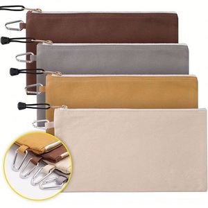 Bolsa de Herramientas de Lona de Algodón Plegable Ecológica OEM con Cierre, Organizador de Almacenamiento Multiusos, Bolsa Resistente para Herramientas - Product Image 3
