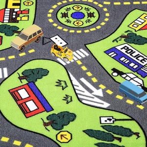 Children Educational Road Traffic Area <strong>Rugs</strong> for Bedroom Play Room and <strong>Nursery</strong> - Product Image 5