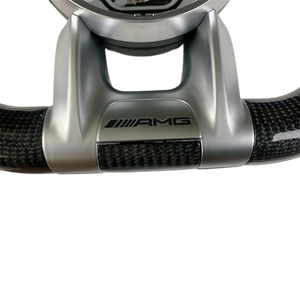 <span class=keywords><strong>Volant</strong></span> <span class=keywords><strong>AMG</strong></span> en fibre de carbone pour Mercedes benz voiture A C E S CLS GLC GLE GLS classe G volants - Product Image 5