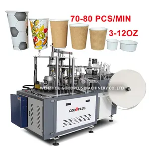 Groothandel papier kopjes koffie machine 6 oz-3-9Oz Paper Cup Making Machine (Schimmel Veranderlijk)