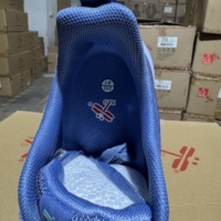 Chaussures de sport unisexe en maille tissée gris-violet dégradé, à lacets, avec amorti épais, pour la course et l'entraînement en salle de sport, vente en gros