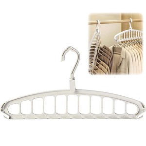 Free Shipping Foldable Multifunction 11-Hole Magic Plastic <strong>Clothes</strong> Hanger Hooks <strong>Rails</strong> <strong>Wall</strong> Hanging Travel Living Room Home - Product Image 4
