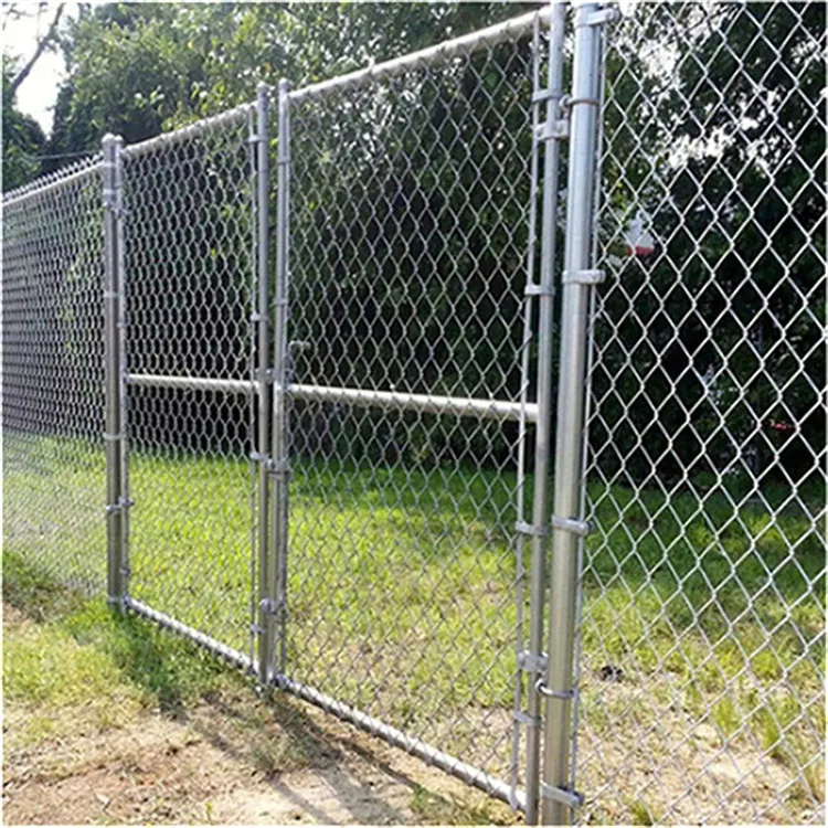 high quality powder coated accessories chain link fence for sale