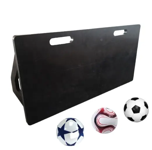 Football Club Team Training Pass Accuracy Black Soccer Wall Rebounder Soccer Field Rebounder Football Wall