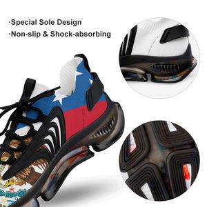 Personnalisé américain mexicain <span class=keywords><strong>aigle</strong></span> drapeau femmes coussin d'air <span class=keywords><strong>chaussures</strong></span> de course respirant hommes Tennis formation <span class=keywords><strong>chaussures</strong></span> anti-dérapant baskets - Product Image 5