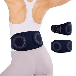 <span class=keywords><strong>Ceinture</strong></span> de massage lombaire chauffante et vibrante réglable pour brûler les graisses et amincir le ventre - Product Image 1