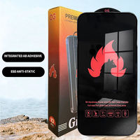 Protection d'écran en verre trempé anti-poussière pour iPhone 11 12 13 14 Pro Max, protection d'écran mobile pour iPhone 15 16 Pro 17 Air
