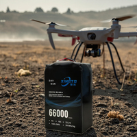 Drone Potensic Professionnel avec Batterie Li-ion 66000 mAh, 3 Batteries et Longue Portée 20 km