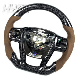 Accessoires intérieurs automobiles, cuir en fibre de carbone, volant personnalisé pour Chrysler <span class=keywords><strong>300</strong></span> 300C <span class=keywords><strong>300</strong></span> SRT Grand Voyager - Product Image 2