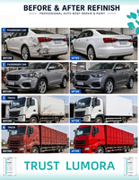 Diluant de peinture automobile haute teneur en solides pour la retouche OEM, qualité résine importée, évaporation, haute brillance, forte solvabilité, 0,5L