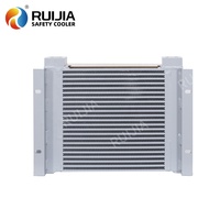 Enfriador de Aceite de Transmisión RH-358, Intercambiador de Calor de Placas Aletadas, 280 Litros, para Aceite de Engranajes, Caja de Cambios, con Ventilador, Radiador Industrial