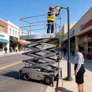 6m 8m 10m <b>Aluminum</b> Alloy Lift Table Mobile Portable Aerial <b>Working</b> <b>Platform</b> - Product Image 4