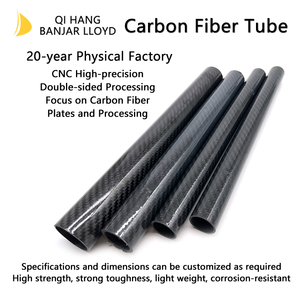 Venta al por mayor directa de fábrica de tubos de fibra de carbono de colores vibrantes, tubos huecos de fibra de carbono coloridos para bricolaje y uso industrial. - Product Image 3