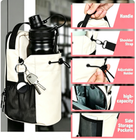 Sac de sport magnétique professionnel, bandoulière réglable, léger, durable, sac bandoulière imperméable blanc