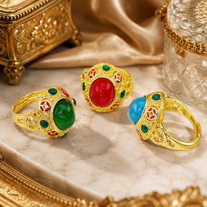 Anello classico in stile retrò, elegante design vintage, gioiello unisex per tutti i giorni - Product Image 6