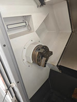 Tour CNC oblique à usage intensif HanChuang TCK56Y, machine de tournage et de fraisage à broche