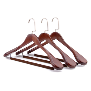 High Quality Luxury Wooden Pants Hanger Swivel Metal Hooks BSCI Certified Living Room Clothing Organizer Clothes <strong>Racks</strong> <strong>Rails</strong> - Product Image 5