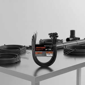 Cable de Nylon Autoblocante Personalizado para Gestión de Cables, Certificado ROHS <span class=keywords><strong>GSG</strong></span>, Embalaje en Bolsas de Polietileno Personalizadas de Fábrica OEM, 9mm X 750mm - Product Image 2