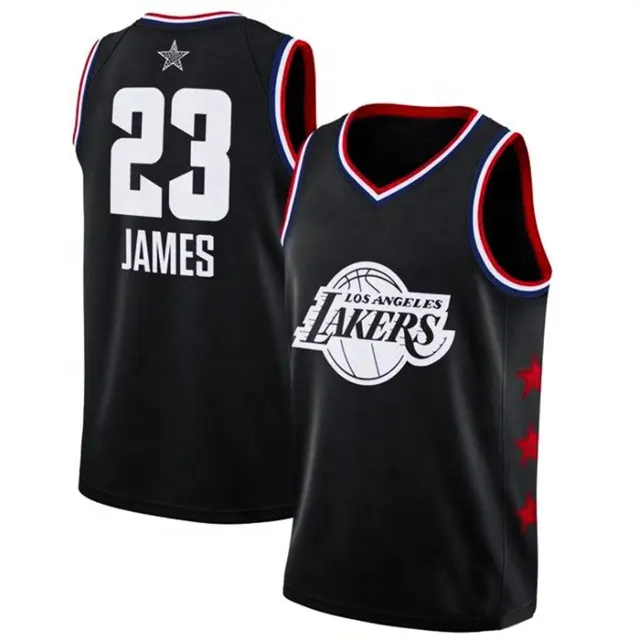 Camiseta de baloncesto de estrellas, chaleco personalizado, venta al por mayor, #23