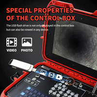 High Resolution 360 Degree Rotating HD Video Downhole Borehole Inspection Camera System for Deep Well and Pipeline Detection