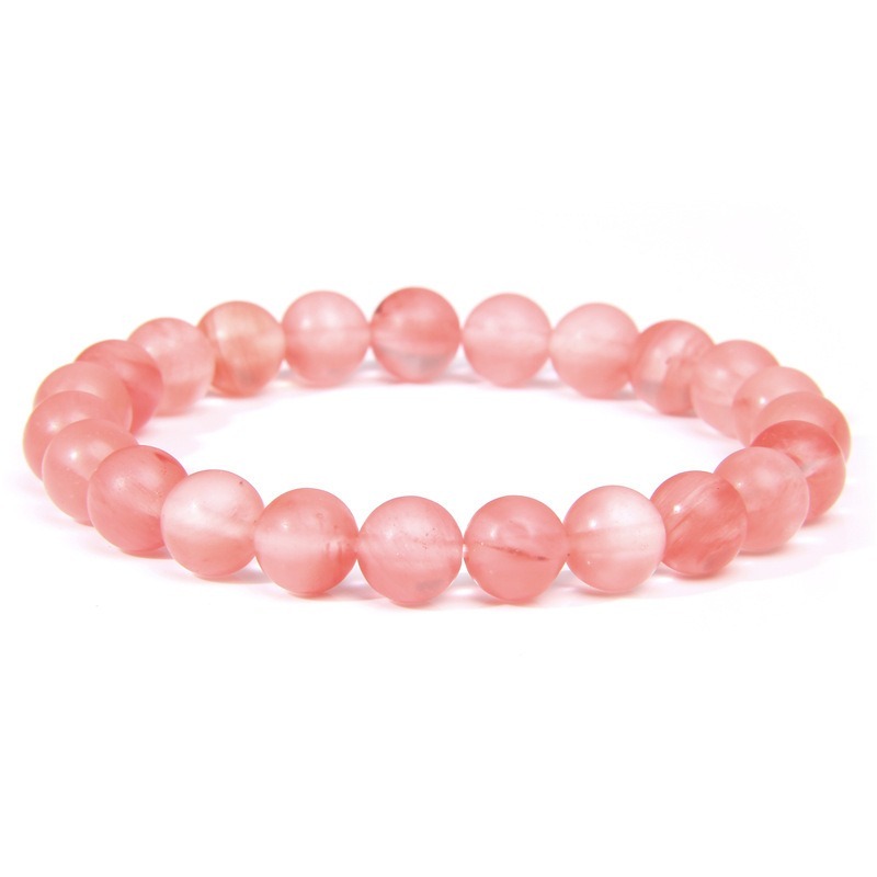 Matte Red Watermelon Quartz