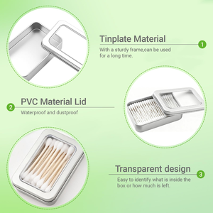 Nueva Llegada: Caja Rectangular de Metal Dorado para Alimentos con Tapa Transparente - Product Image 3