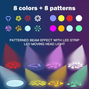 Foco Móvil LED de 30W 60W, Efectos RGB Gobo, Control Activado por Sonido y DMX para Iluminación de Escenarios, Clubes, Bares y Eventos - Product Image 5