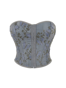 Vintage Party Women <strong>Corset</strong> <strong>Top</strong> New Print Butterfly <strong>Pattern</strong> Slimming Shapewear Para Mujer Lace up <strong>Corset</strong> - Product Image 3