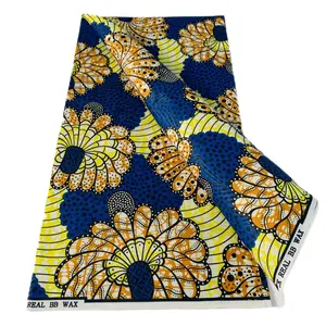 Afrikanischer Batik-Bekleidungs stoff, der den Namen wirklich verdient. 100% Polyester